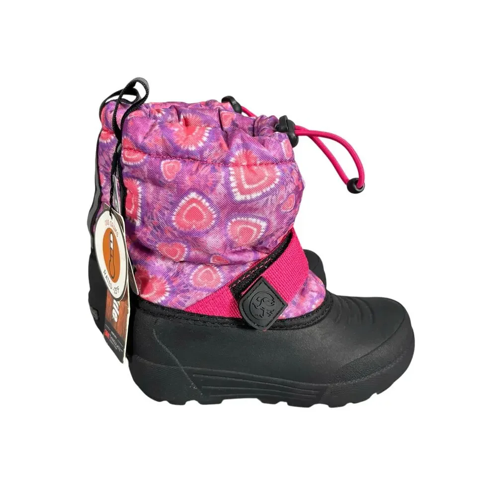 Northside Toddler Snow Boots Size 8 Pink Purple Thinsulate Snowcore NWT